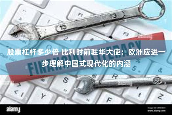 股票杠杆多少倍 比利时前驻华大使：欧洲应进一步理解中国式现代化的内涵